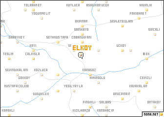 map of Elköy