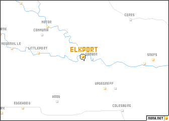 map of Elkport