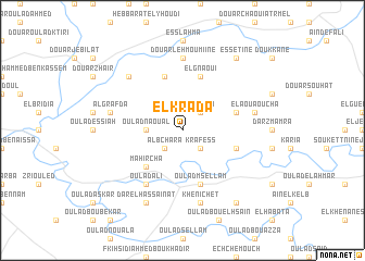 map of El Krada