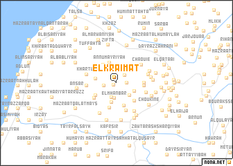 map of El Kraïmât