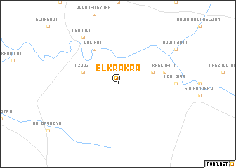 map of El Krakra