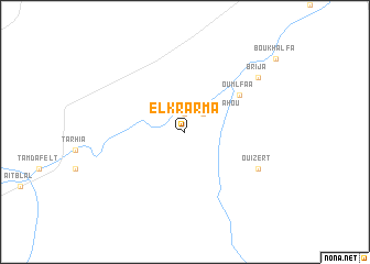 map of El Krarma