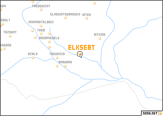 map of El Ksebt