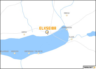 map of El Kseïba