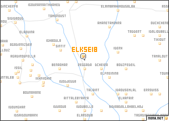 map of El Kseïb