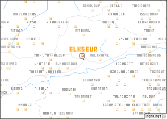 map of El Kseur