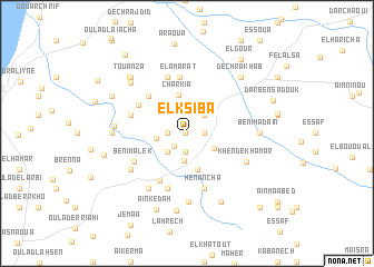 map of El Ksiba