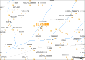 map of El Ksiba