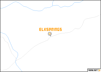 map of Elk Springs