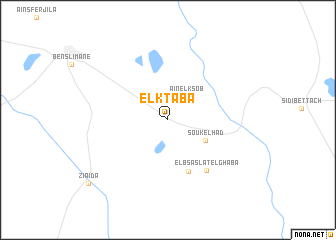 map of El Ktaba