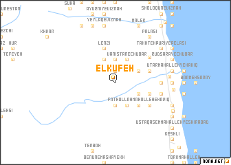 map of Elkūfeh