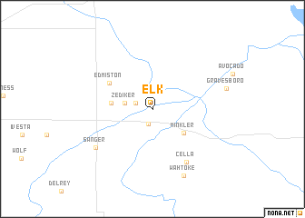 map of Elk