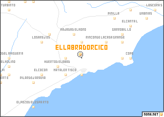 map of El Labradorcico