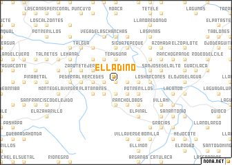 map of El Ladino