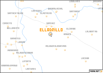 map of El Ladrillo