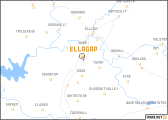 map of Ella Gap