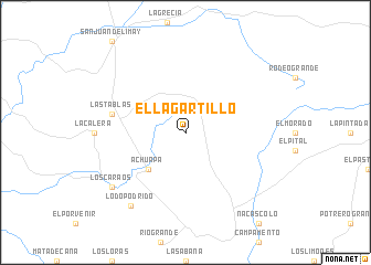 map of El Lagartillo