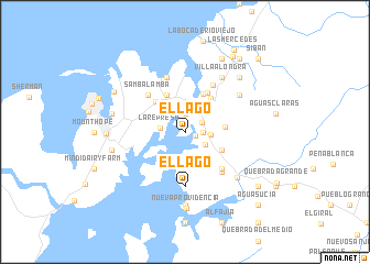 map of El Lago