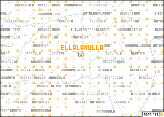 map of Ellalamulla