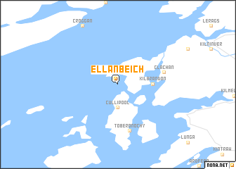 map of Ellanbeich