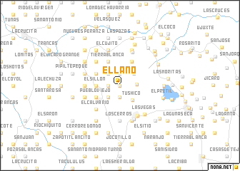 map of El Lano