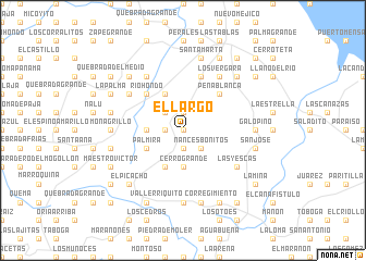 map of El Largo