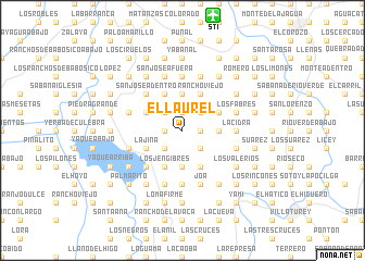 map of El Laurel