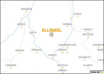 map of El Laurel