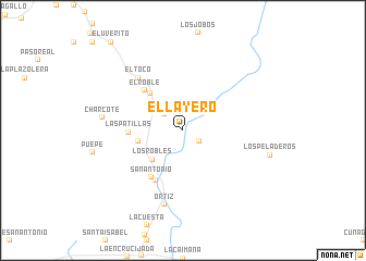 map of El Layero