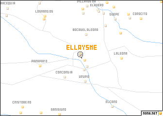 map of El Laysme