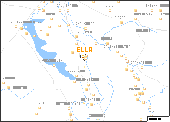 map of Ellā