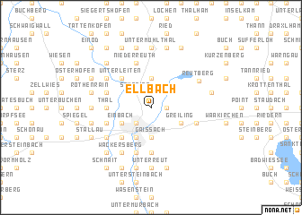 map of Ellbach