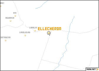 map of El Lecherón