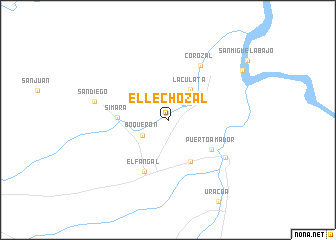 map of El Lechozal