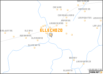 map of El Lechozo
