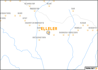 map of Ellélem