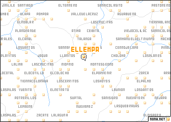 map of El Lempa