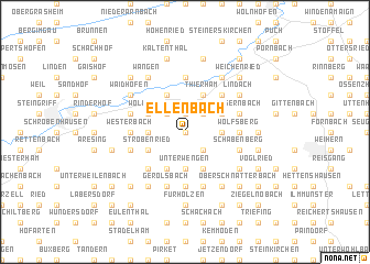 map of Ellenbach