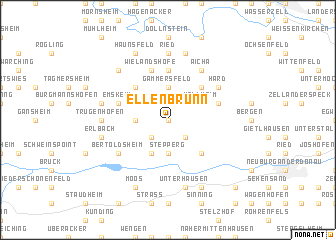 map of Ellenbrunn