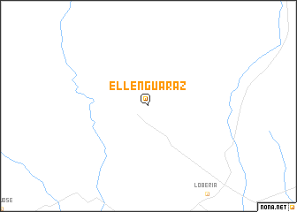 map of El Lenguaraz