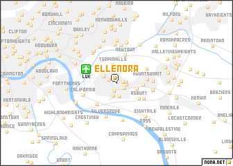 map of Ellenora