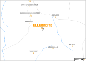 map of El Leoncito