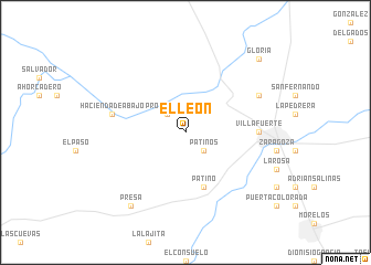 map of El León