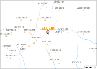 map of El León