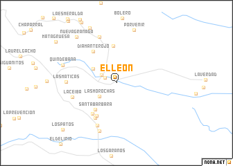 map of El León