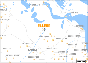 map of El León