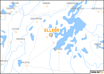 map of El León