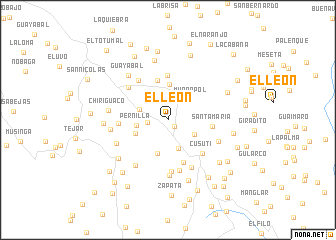 map of El León