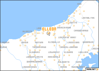 map of El León