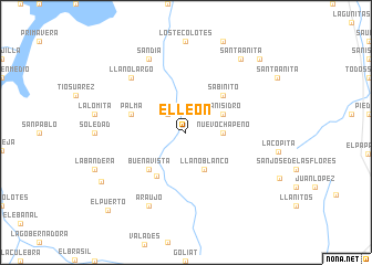 map of El León